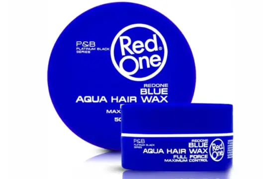 Red One Hair Styling Aqua Hair Wax Blue 50ml